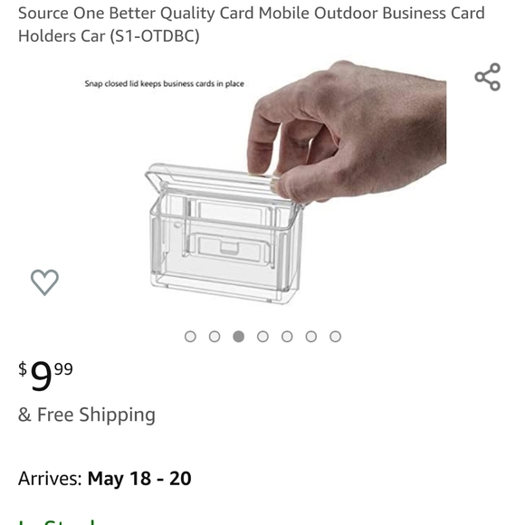 Business card holder for your car - Picture 3 of 4